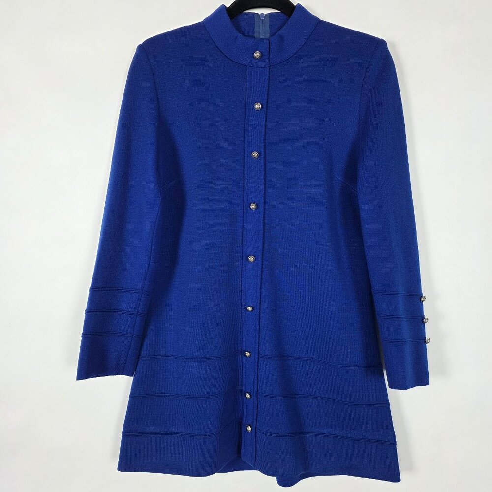 Vintage Sebastian Old Money Knit Womens Large Long Sleeve Pullover Tunic Blouse